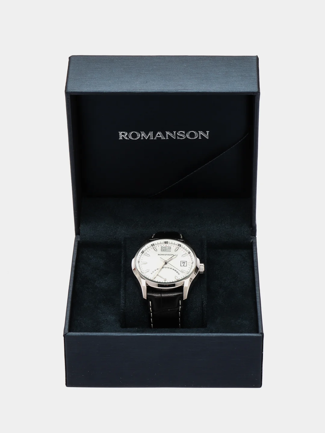 Белый часы мужсике Romanson