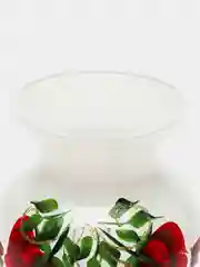 Белый ваза для небольших букетов, стекло