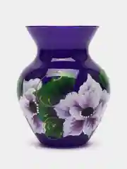Фиолетовый ваза для небольших букетов, стекло