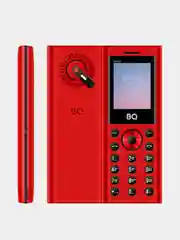 Красный кнопочный телефон BQ 1858 Barrel, 3 SIM, С КАМЕРОЙ, ГРОМКИЙ ДИНАМИК
