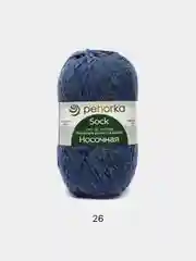Лазурный пряжа Пехорка Носочная 50% шерсть, 50% акрил 100г, 200м