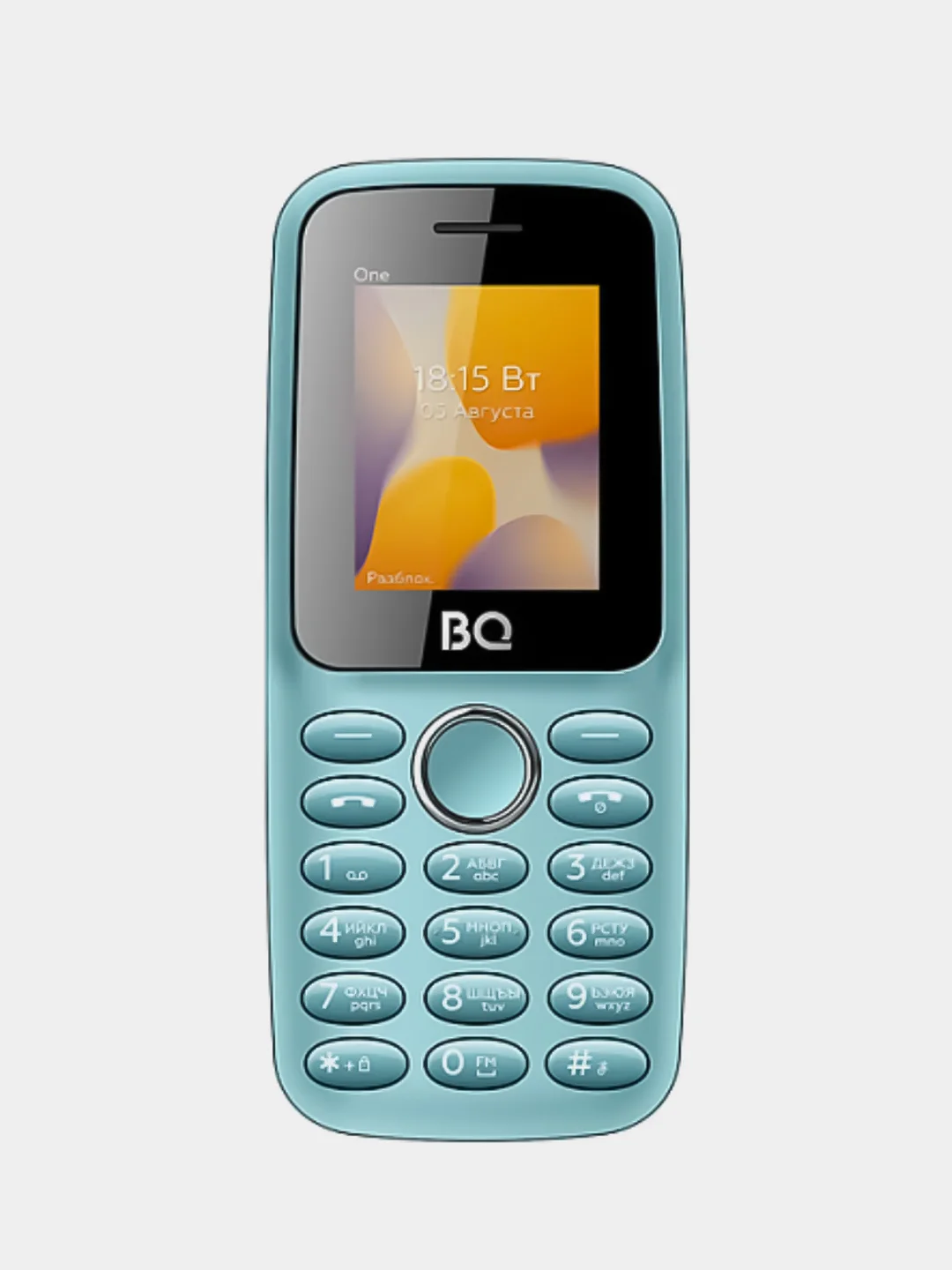 Синий кнопочный телефон BQ 1800L One, СТАНДАРТ СВЯЗИ 2G 3G 4G (LTE), АКБ 950мАч