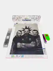 Алмазная мозаика 30х40 см "Король и шут" без подрамника