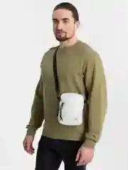 Белый сумка мужская через плечо, сумка унисекс