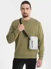 Белый сумка мужская через плечо, сумка унисекс