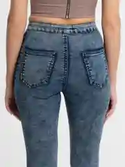 Синий меланж джинсы Bershka