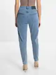 Синий меланж джинсы женские mom fit с высокой посадкой, голубые и черные МОМ