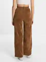 Коричневый брюки кюлоты, вельветовые