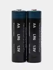 Черный батарейки  щелочные AAA LR03 мизинчиковые, АА LR6 пальчиковые 2 шт, 4 шт, блистер