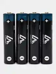 Черный батарейки  щелочные AAA LR03 мизинчиковые  4 шт, спайка, высокое качество