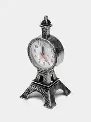 Тёмно-серый часы настольные, декоративный будильник