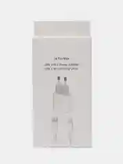 Комплект для iPhone, USB-C 20 W + кабель Type-C - Lightning, 20 Вт, белый