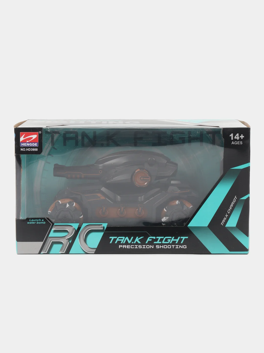 Бирюзовый танк на радиоуправлении Tank 386