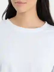Белый лонгслив женский, с разрезом