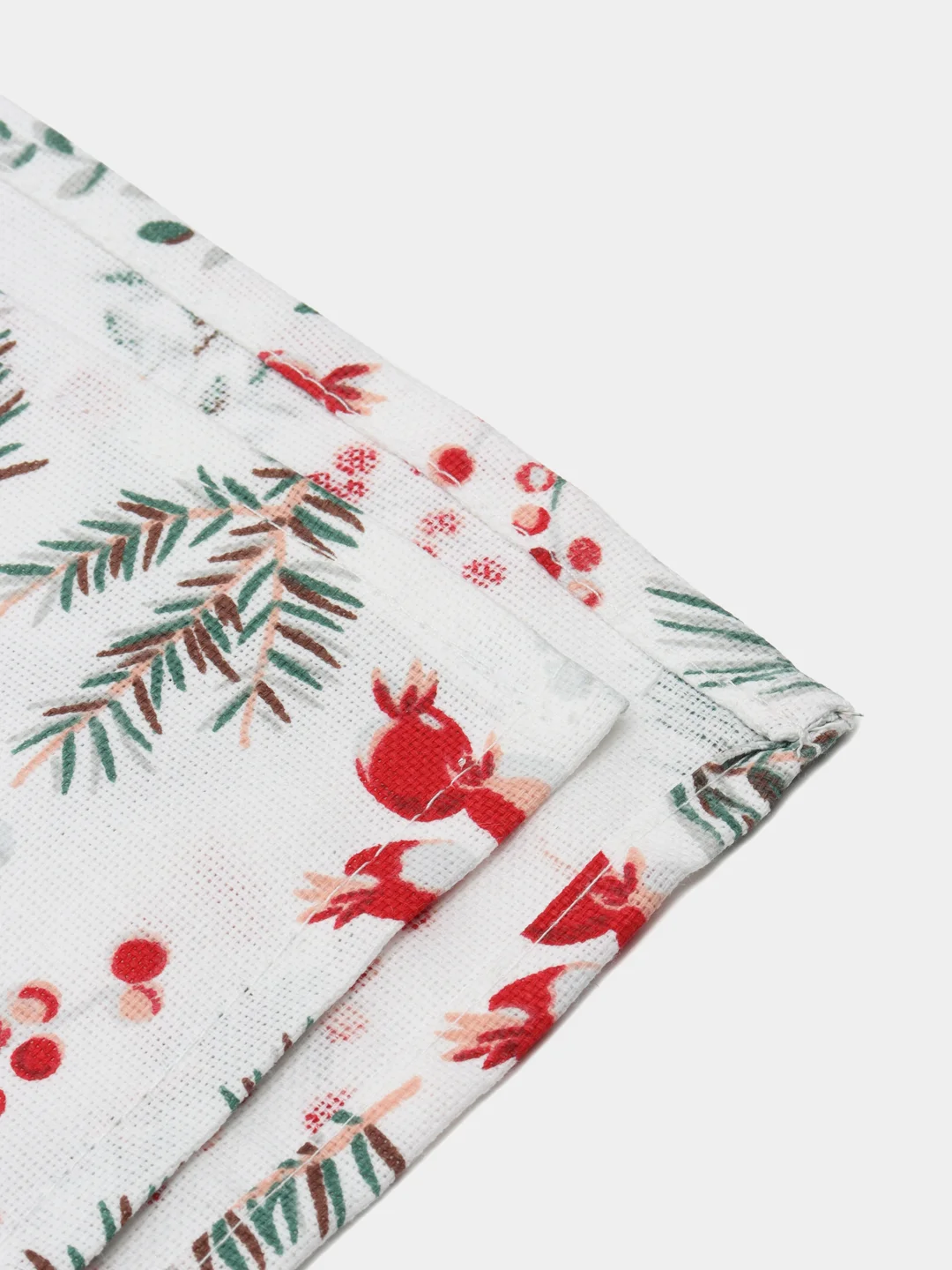 Вишнёвый полотенце кухонное, рогожка, 100 % хлопок, 35 х 60