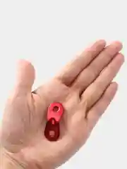 Красный натяжитель для веревки алюминиевый, пряжка-стопор, зажим, оттяжка для тента или палатки