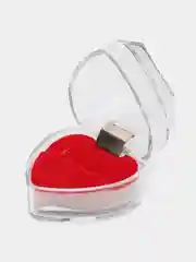 Красный подарочная коробка для кольца "Сердце"