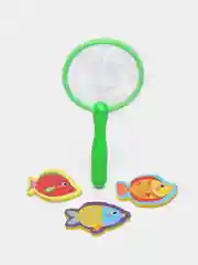 Красный набор детских игрушек для игры в ванне, с сачком
