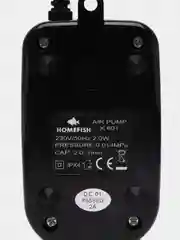 Компрессор бесшумный одноканальный для аквариума Homefish 601, 40-250 л