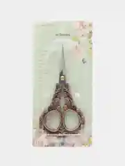 Бронзовый ножницы для рукоделия в винтажном стиле