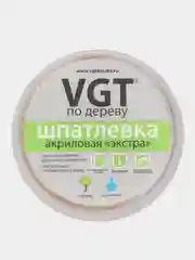 Шпатлёвка VGT по дереву, цвет БУК, акриловая, тонированная, экстра, 300 гр