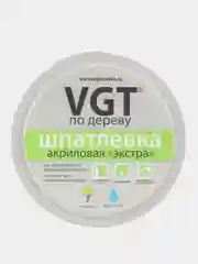 Шпатлёвка VGT по дереву, цвет БЕЛЫЙ, акриловая, тонированная, экстра, 300 гр