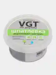 Шпатлёвка VGT по дереву, цвет БЕЛЫЙ, акриловая, тонированная, экстра, 300 гр