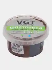 Шпатлёвка VGT по дереву, цвет МАХАГОН, акриловая, тонированная, экстра, 300 гр