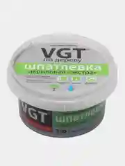 Шпатлёвка VGT по дереву, цвет ДУБ светло-серый, акриловая, тонированная, экстра, 300 гр