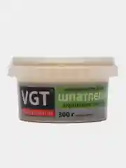 Шпатлёвка VGT по дереву, цвет СОСНА, акриловая, тонированная, экстра, 300 гр