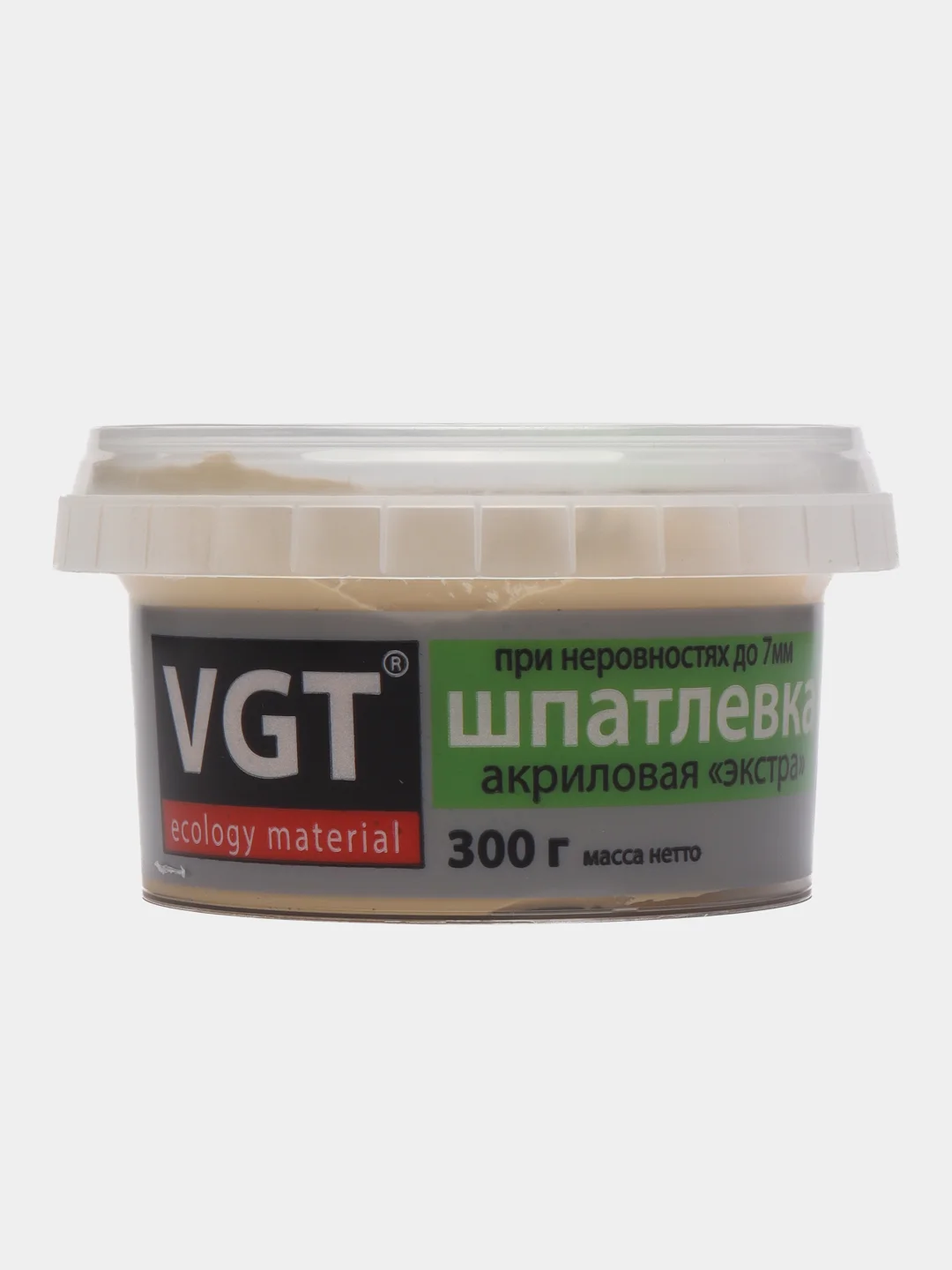 Шпаклёвка VGT по дереву, цвет ДУБ, акриловая, тонированная, экстра, 300 гр