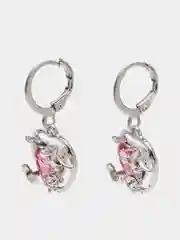 Серебряный серьги на Новый год женские