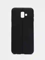 Черный силиконовый чехол для Samsung J6 Plus, J6+