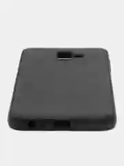 Черный силиконовый чехол для Samsung J6 Plus, J6+