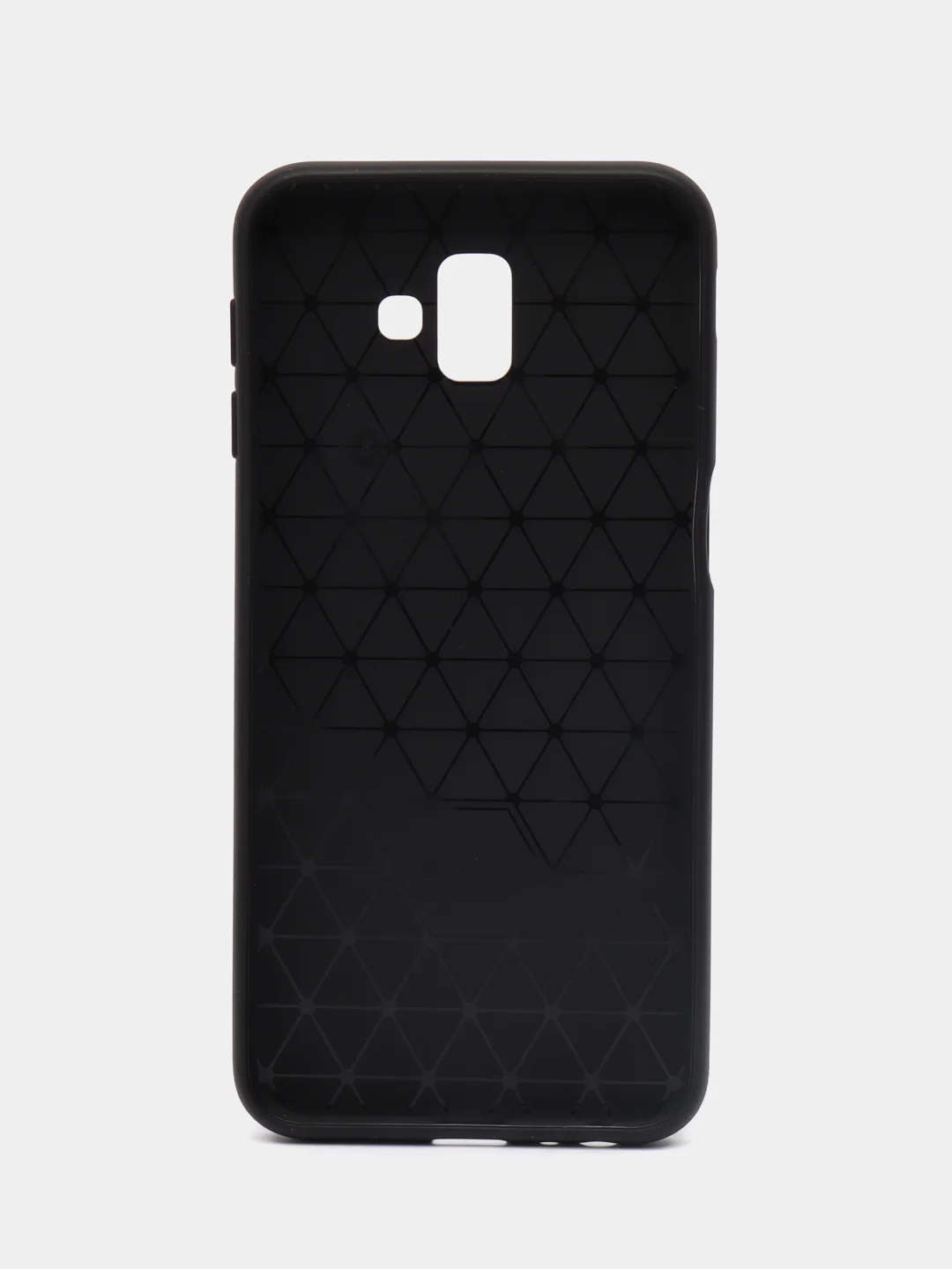 Черный силиконовый чехол для Samsung J6 Plus, J6+