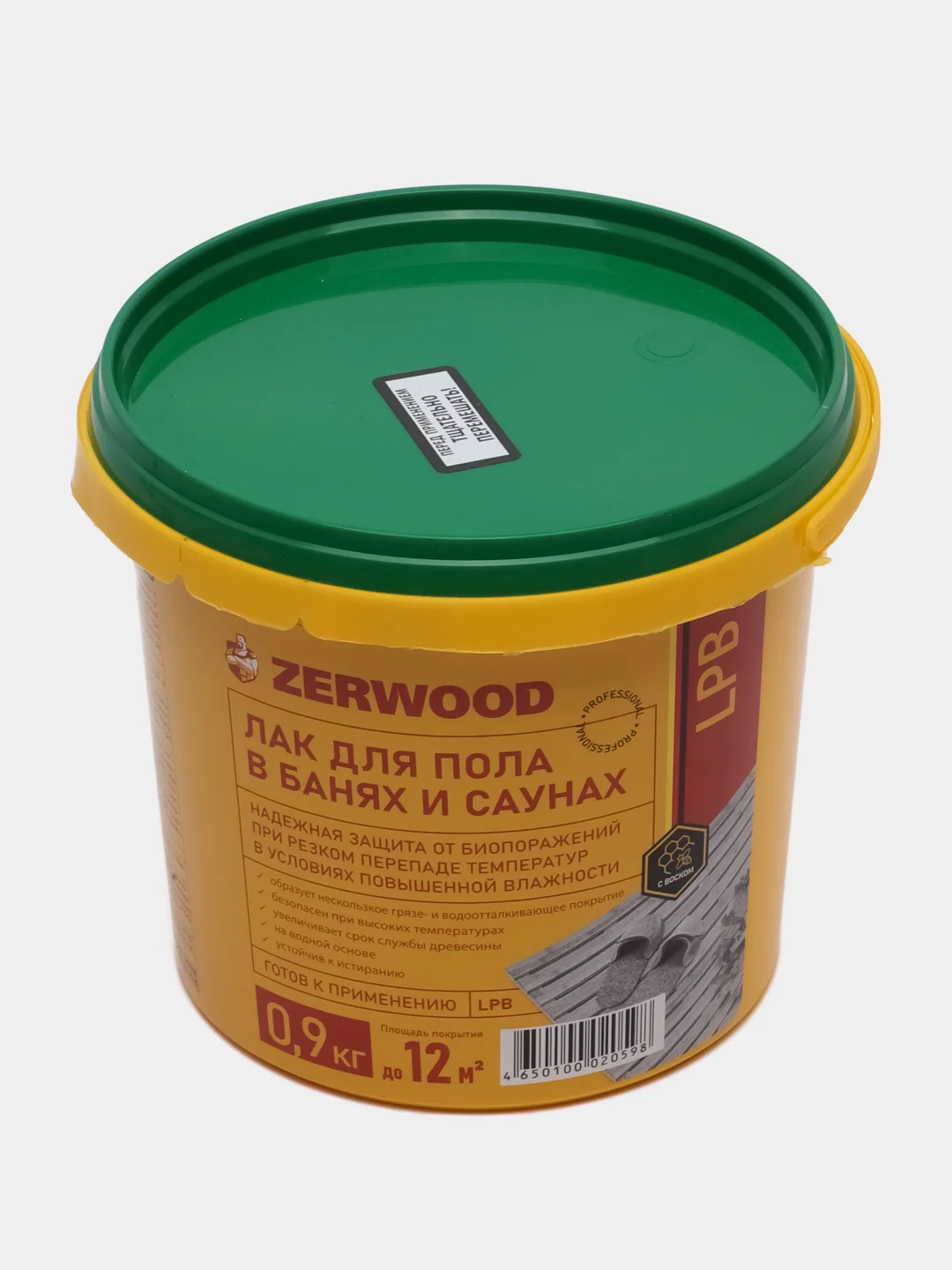 ЛАК для пола в банях и саунах ZERWOOD LPB