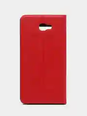 Красный чехол книжка для Samsung J5 Prime/j1 2016 с оконом