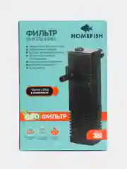 Фильтр Homefish 300 внутренний для аквариума до 40 л, 200 л/ч, 3 вт