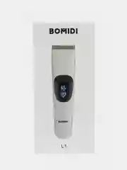 Белый bomidi Машинка для стрижки Bomidi L1, белый, черный, беспроводной триммер для бороды, усов