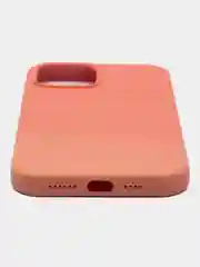 Коралловый меланж чехол Silicone Case для iPhone 12Mini, 12, 12 Pro, 12 Pro Max