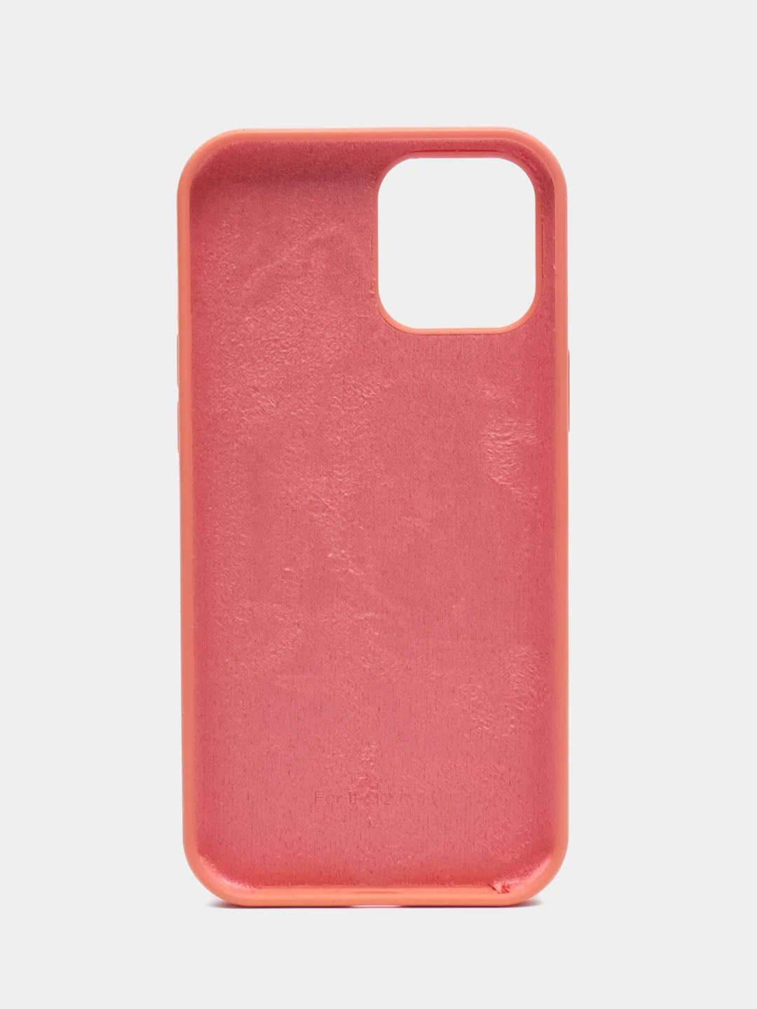 Коралловый меланж чехол Silicone Case для iPhone 12Mini, 12, 12 Pro, 12 Pro Max