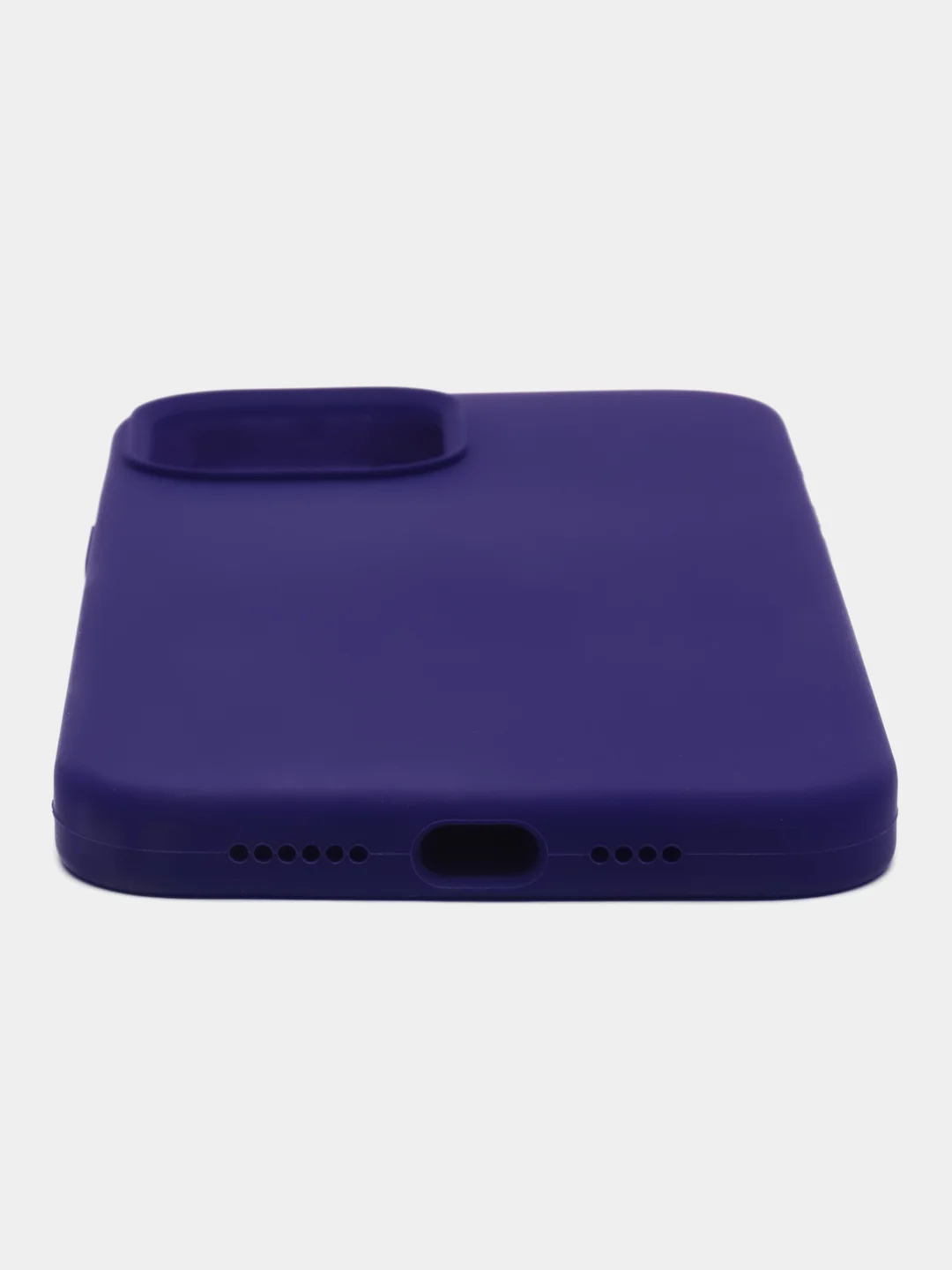 Синий меланж чехол Silicone Case для iPhone 12Mini, 12, 12 Pro, 12 Pro Max