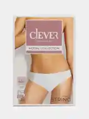 Белый трусы-стринги женские Clever Wear
