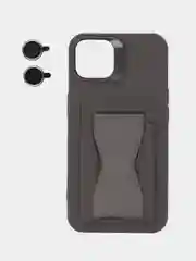 Серый чехол для iPhone 11, 13, 14, 15, Pro, Max, чехол на айфон c защитными линзами для камеры