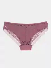 Багровый женские трусы кружевные
