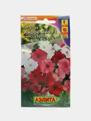 Петуния Аморе Мио белая, красная, смесь, семена цветы с ароматом жасмина