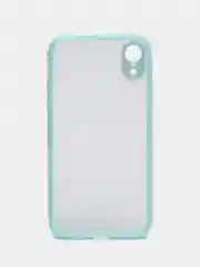 Бирюзовый чехол для Apple iPhone XR, чехол матовый на Айфон XR с цветными кнопками