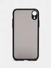 Черный чехол для Apple iPhone XR, чехол матовый на Айфон XR с цветными кнопками