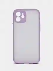 Лавандовый чехол для Apple iPhone 12, чехол матовый на Айфон 12 с цветными кнопками