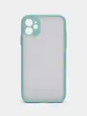 Бирюзовый чехол для Apple iPhone 11, чехол матовый на Айфон 11 с цветными кнопками